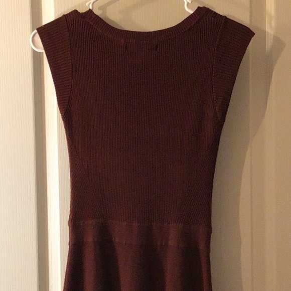 Burgundy XS Mossimo Cap Sleeve Sweater Dress - Picture 4 of 4